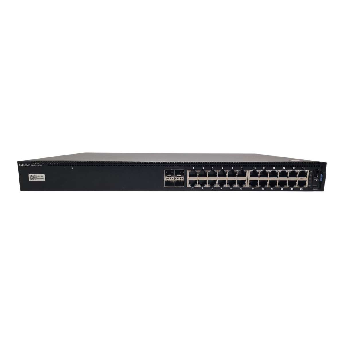 Dell Networking N1124T-ON 24x 1GbE RJ-45 4x 1/10G SFP+ Gigabit Switch OS6