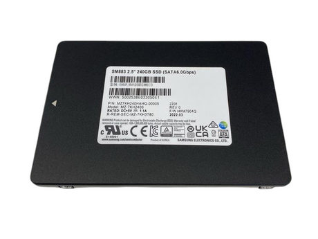 Fujitsu SM883 240GB SATA 6G Mixed Use MLC 2.5" SSD  S26361-F5733-L240 MZ-7KH2400