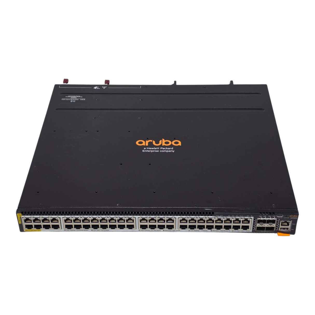 HPE Aruba JL659A 6300M 48x SR PoE 4x SFP56 F2B 2x Fans 2x PSU OS: FL.10.10.1070