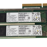 HPE NS204i-p Gen 10+ NVMe PCIe3 2x 480GB M.2 AIC OS Boot Device P12965-B21