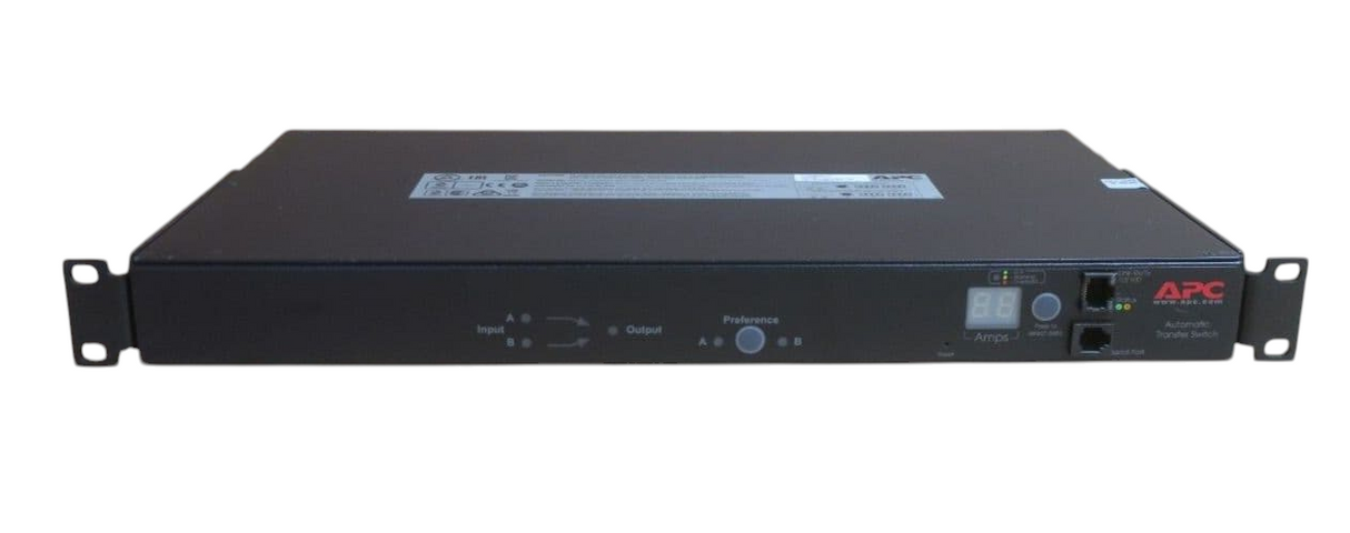 APC AP7723 Rack ATS Automatic Transfer Switch 2x C20 IN 8x C13 + 1x C19 Out 230V