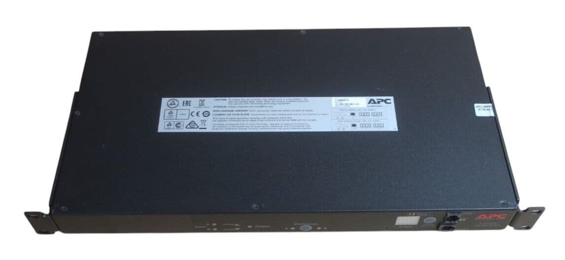 APC AP7723 Rack ATS Automatic Transfer Switch 2x C20 IN 8x C13 + 1x C19 Out 230V