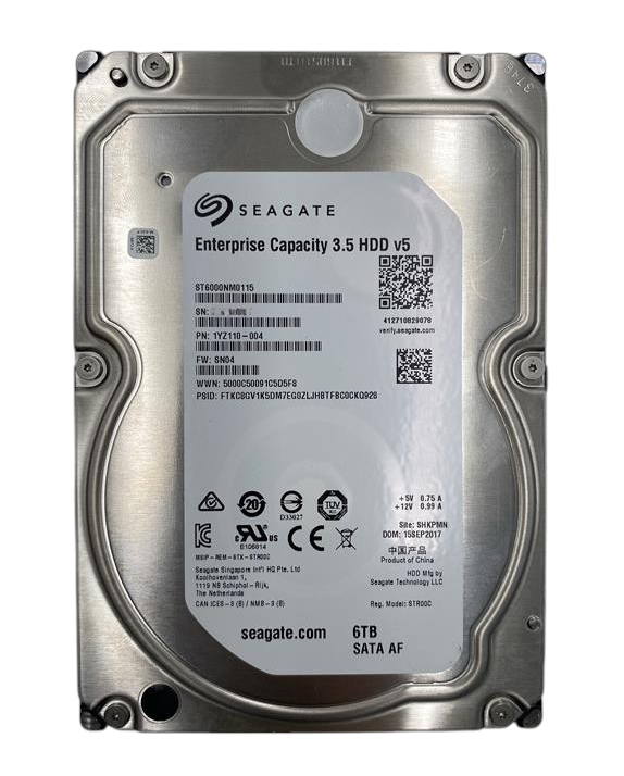 NEW Seagate 6TB 7.2K 6G SATA 3.5" LFF Enterprise HDD - ST6000NM0115 1YZ110-004