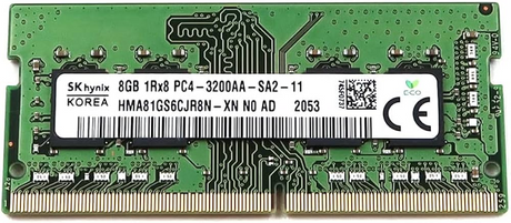 New SK Hynix 8GB 1Rx8 PC4-3200 DDR4-25600 SODIMM Laptop Memory HMA81GS6CJR8N-XN