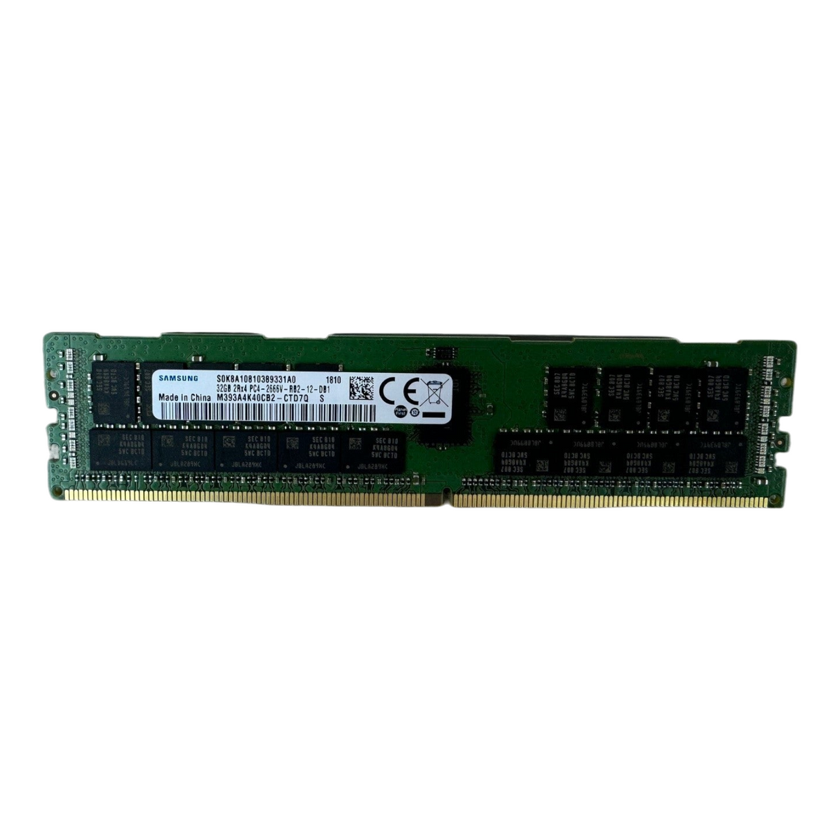 New Samsung 32GB 2Rx4 PC4-2666V DDR4-21300 ECC RDIMM Memory M393A4K40CB2-CTD7Q