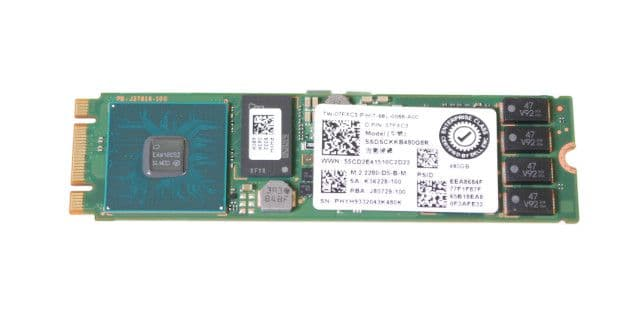 Dell 480GB 6G SATA M.2 2280 B+M Enterprise Class SSD 7FXC3 SSDSCKKB480G8R