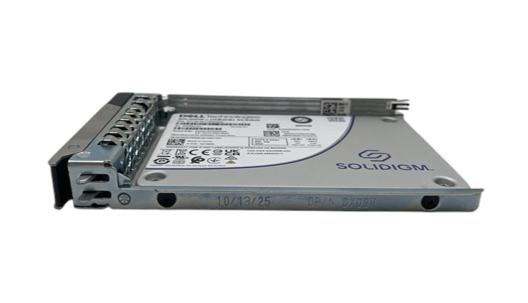 NEW Dell 960GB 6G SATA MU 2.5" SSD DYMD0 SSDSC2KG960GZR in 14-17th Gen Caddy