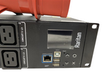 Raritan PX3-1906R 3-phase 32A 400V 22kVA 6x C19 12x C13 Rack 2U Metered PDU