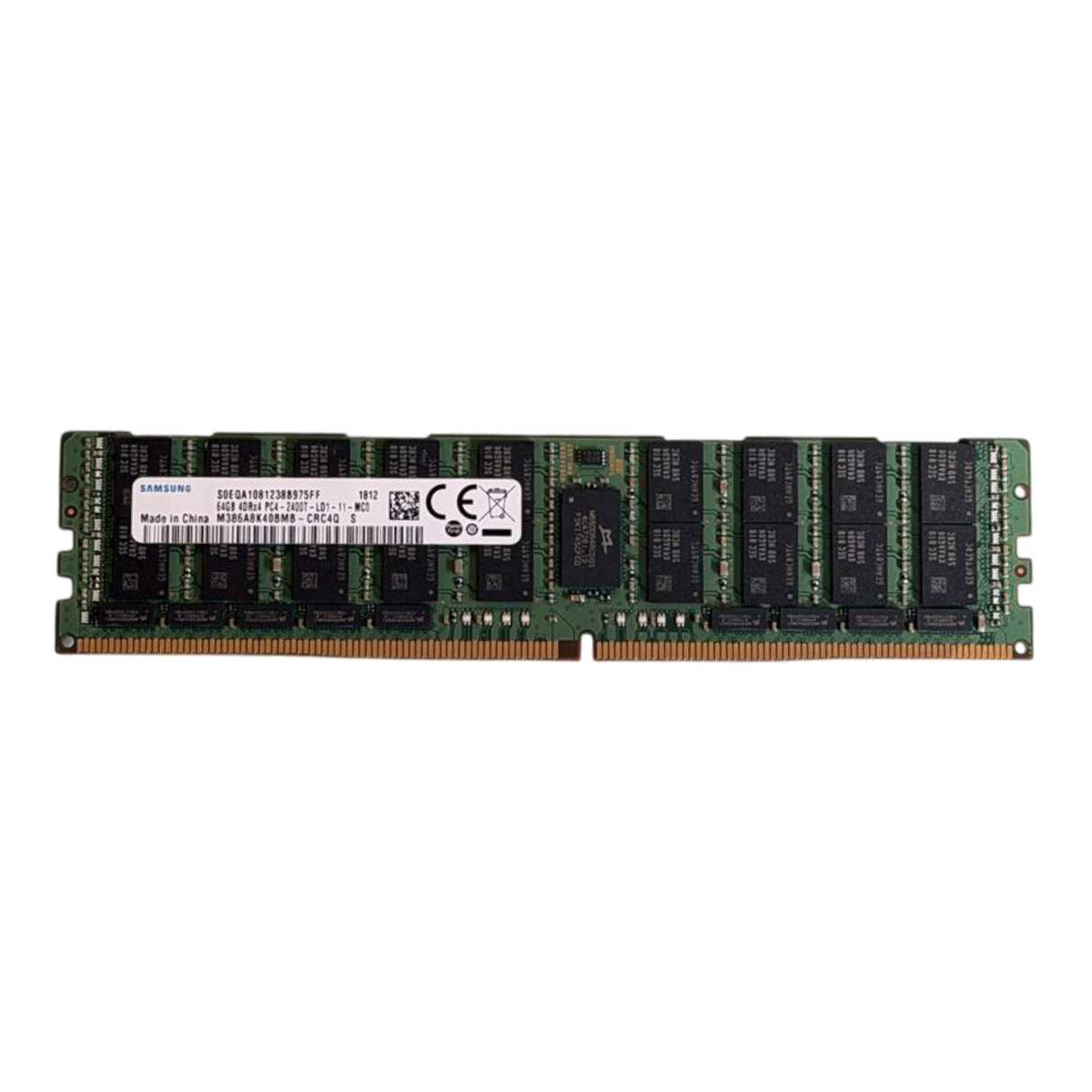 New Samsung 64GB 4DRx4 PC4-2400T DDR4-19200 288Pin ECC LRDIMM M386A8K40BMB-CRC4Q