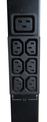 APC AP8881 Rack ZeroU Metered 3PH PDU 16A 230V 36xC13 6xC19 Power Distribution