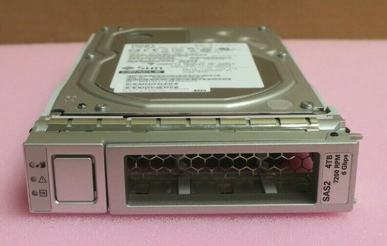 Sun Oracle 4TB 7.2K 6Gb/s SAS 3.5" Hard Drive HDD In Sun Caddy 7066824 7065489