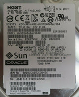 Sun Oracle 4TB 7.2K 6Gb/s SAS 3.5" Hard Drive HDD In Sun Caddy 7066824 7065489