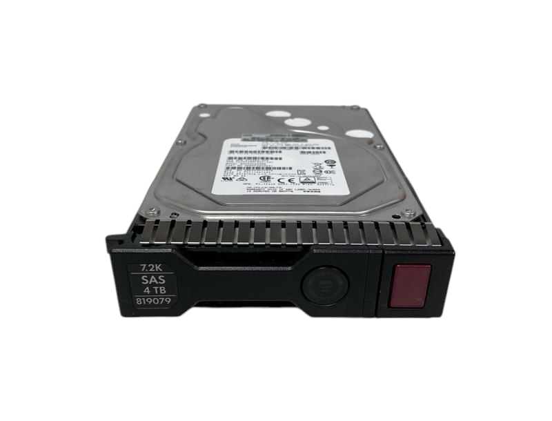 HPE 4TB 7.2K 12G SAS 3.5" LFF Enterprise HDD Hard Drive with Caddy 818367-B21