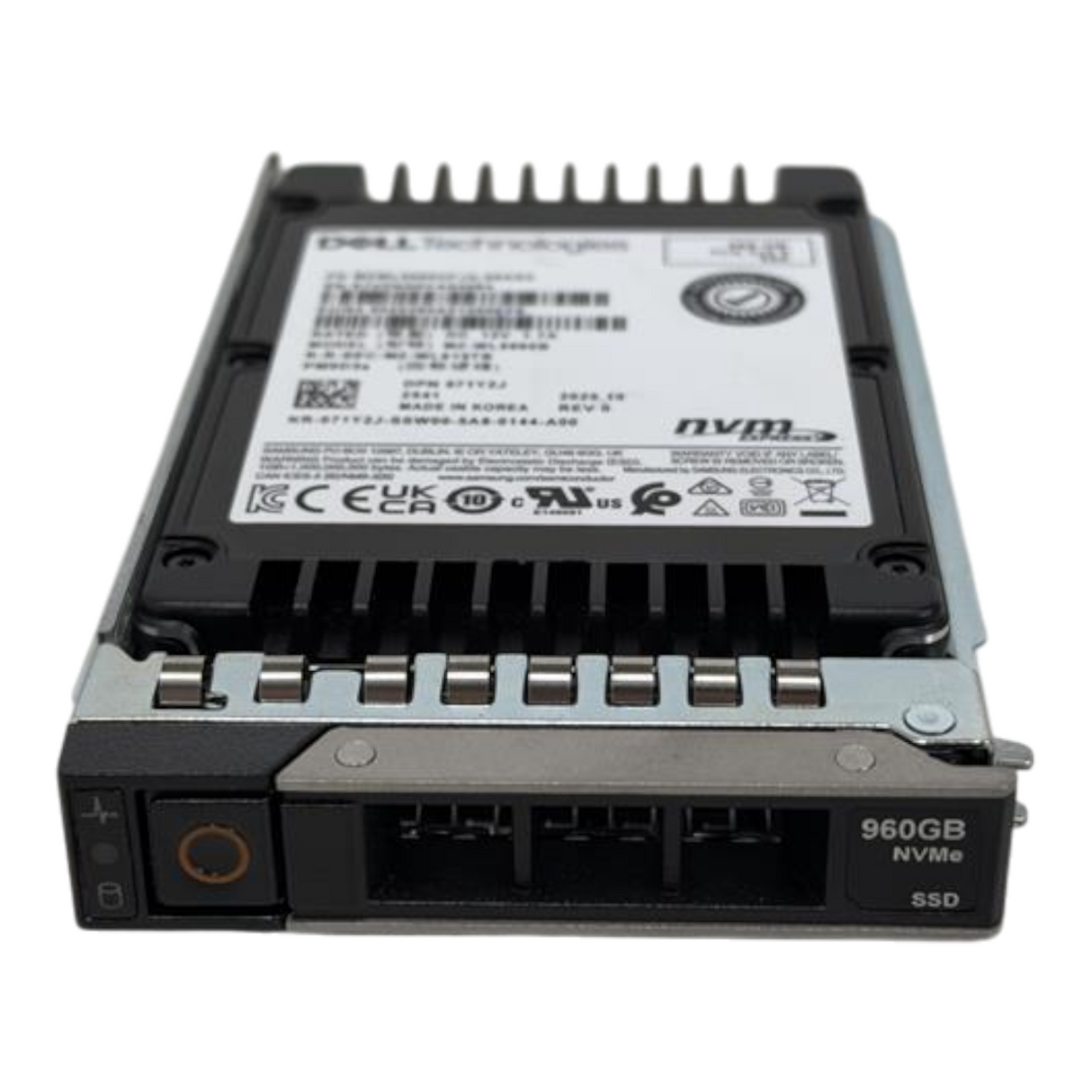 Dell 960GB NVMe PCIe Gen5 x4 Read Intensive TLC NAND 2.5" SSD 71Y2J MZ-WL6960B