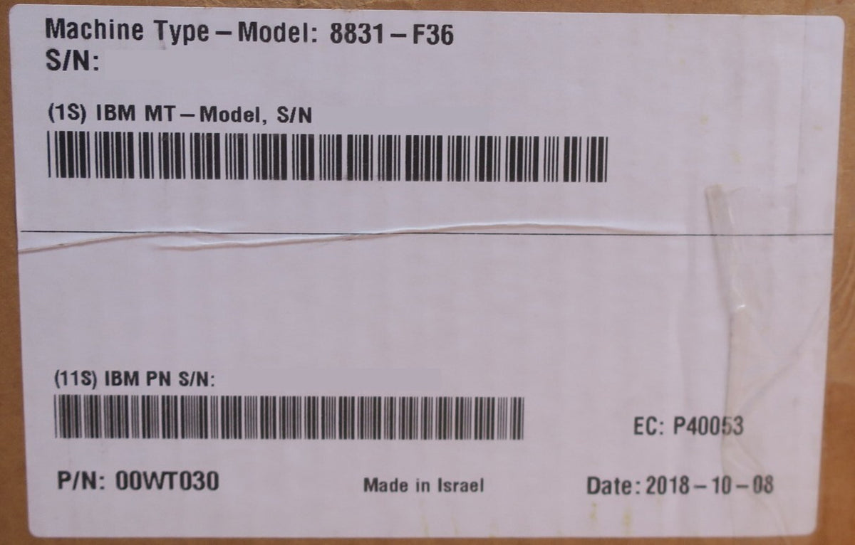 NEW IBM Mellanox SX6036 36x 56Gb/s QSFP FDR14 Infiniband Managed Switch 8831-F36
