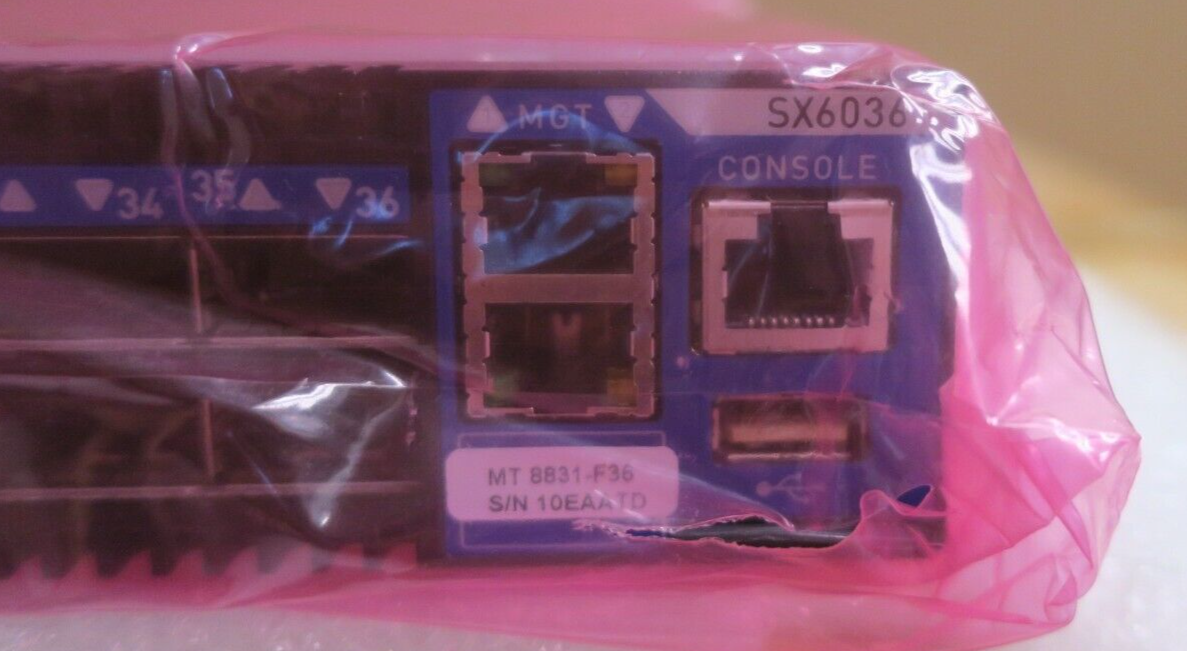 NEW IBM Mellanox SX6036 36x 56Gb/s QSFP FDR14 Infiniband Managed Switch 8831-F36