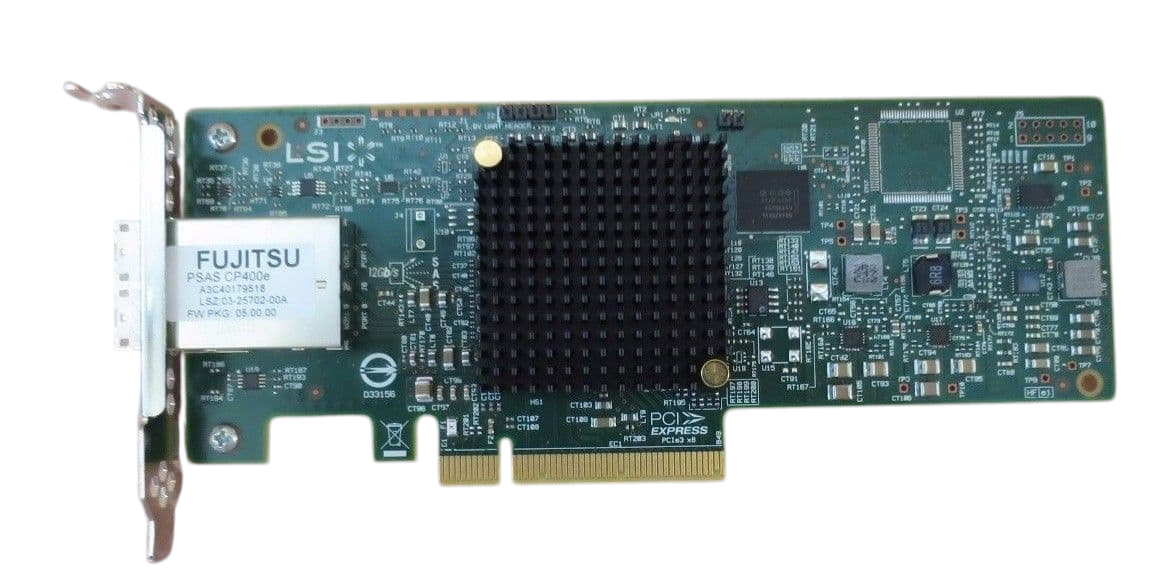 Fujitsu PSAS CP400e LSI SAS9300-8e SAS 12Gb PCI-E 3.0 8-Port HBA A3C40179518