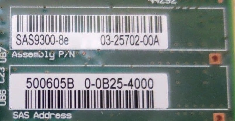 Fujitsu PSAS CP400e LSI SAS9300-8e SAS 12Gb PCI-E 3.0 8-Port HBA A3C40179518