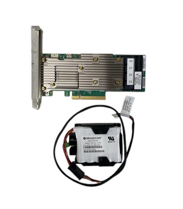 Fujitsu PRAID EP540i SAS/SATA/NVMe 16-Port RAID Card w/Battery S26361-D3850-A110