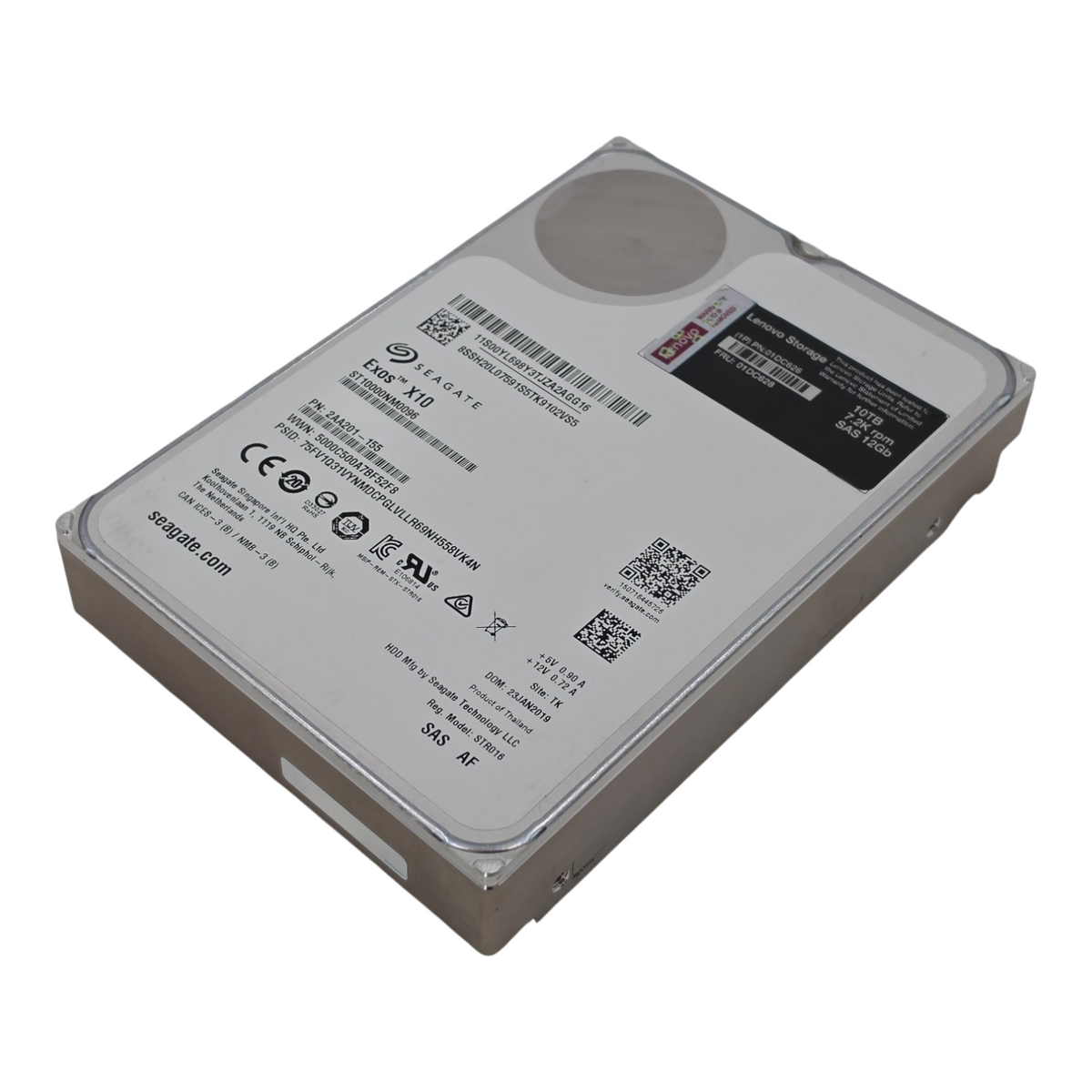 Seagate Exos X10 10TB 7.2K SAS 12G 256MB 512e Enterprise 3.5'' HDD ST10000NM0096