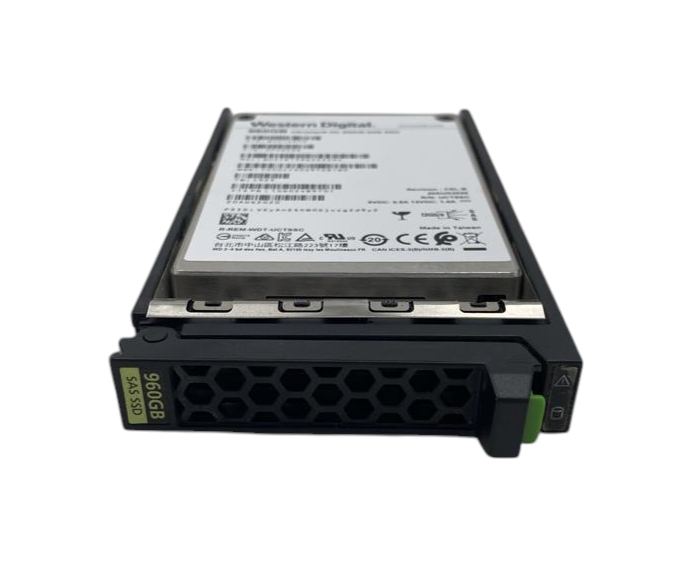 Fujitsu 960GB 12G SAS 2.5" SFF Enterprise SSD DCSS530 w/ Caddy S26361-F5715-L960