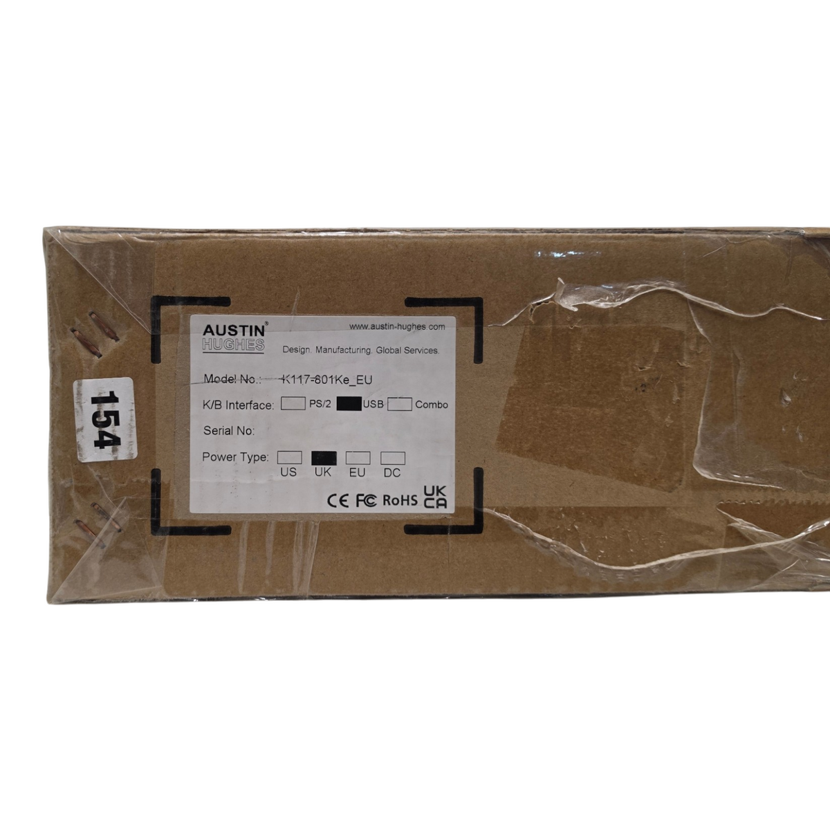 Share NEW Austin Hughes K117-801KE-EU 1U 4K 17.3" LCD Rack Mount TFT + 8 port KV