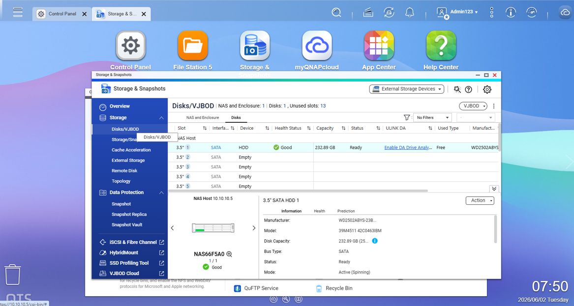 QNAP TS-1273AU-RP  12x3.5" SATA Bay 2x10GbE SFP+ Network Attached Storage 2U NAS