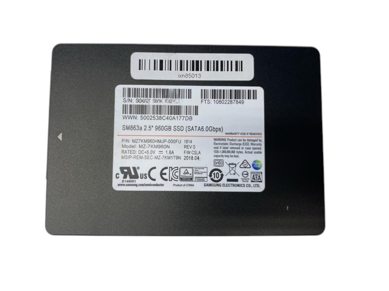 NEW Fujitsu 960GB SATA 6G MU 2.5" Enterprise SSD SM863a MZ-7KM960N 10602287849