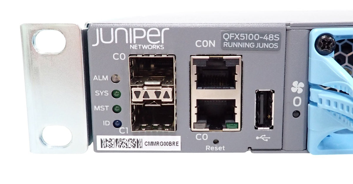 Juniper QFX5100-48S-6Q 48x 1/10Gb SFP+ + 6x 40GbE QSFP Port B2F L3 Switch 2x PSU