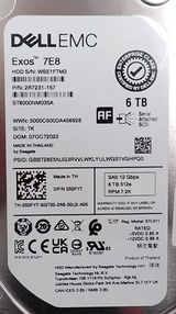Dell 6TB 7.2K SAS 12G 3.5" Hard Drive HDD 50FY7 ST6000NM035A + 13th Gen Caddy