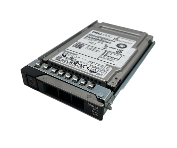 NEW Dell 800GB 24G SAS MU 2.5" Enterprise SSD + 14-17th Gen Caddy - X96H8 0X96H8