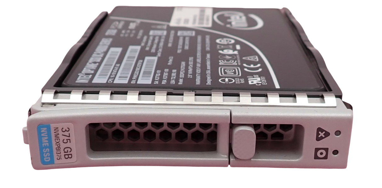 Cisco 375GB 2.5" NVME PCIe Solid State Drive SSD UCSC-NVMEXPB-I375 + M5 M6 Caddy
