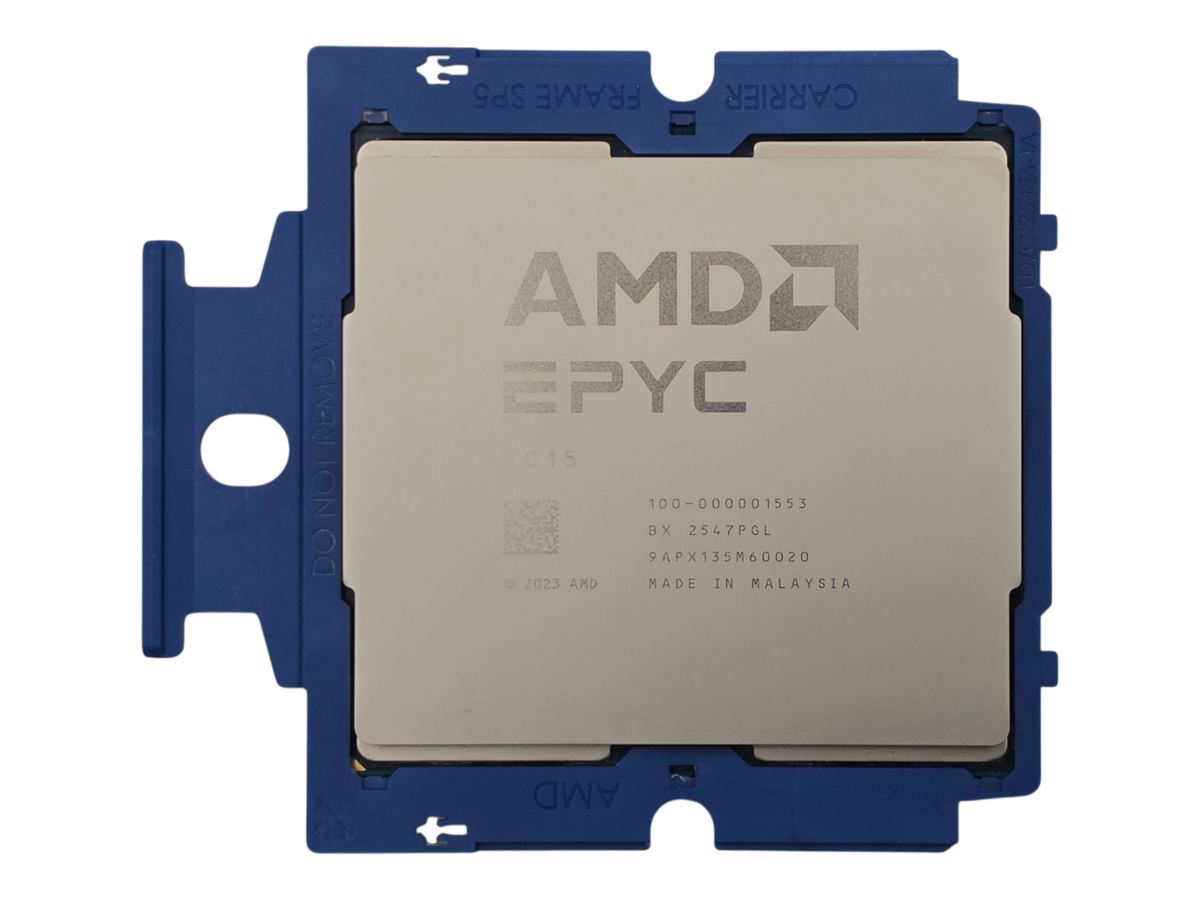AMD EPYC 9015 8-Core 3.6GHZ 64MB L3 CPU PCIe 5 125W Processor SP5 100-000001553