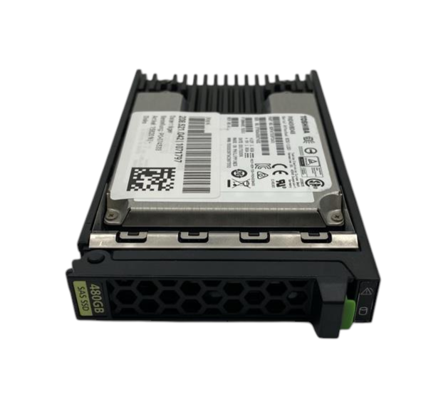 NEW Fujitsu 480GB 12G SAS MU 2.5" SFF Enterprise SSD + Caddy S26361-F5614-L480