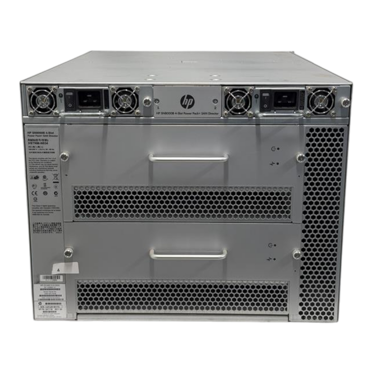 HPE SN8000B 4-Slot Power Pack+ 2x CP8 Processor SAN Backbone Director QK711D
