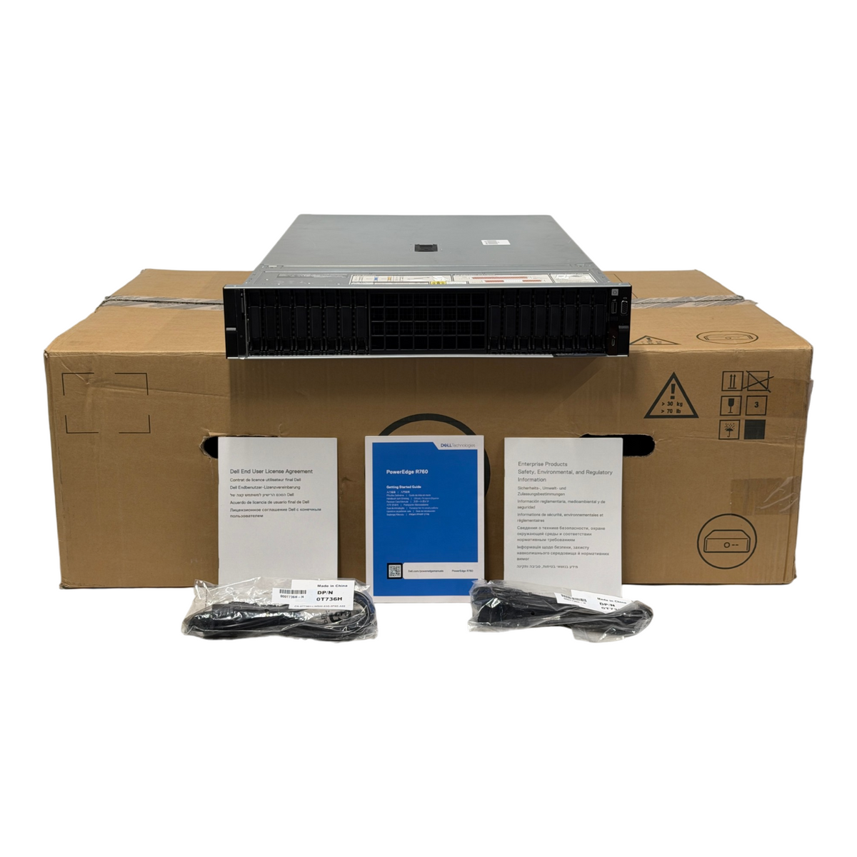 New Dell PowerEdge R760 2x 4/5th Gen Scalable CPU H355 16x SAS 2.5" + spec