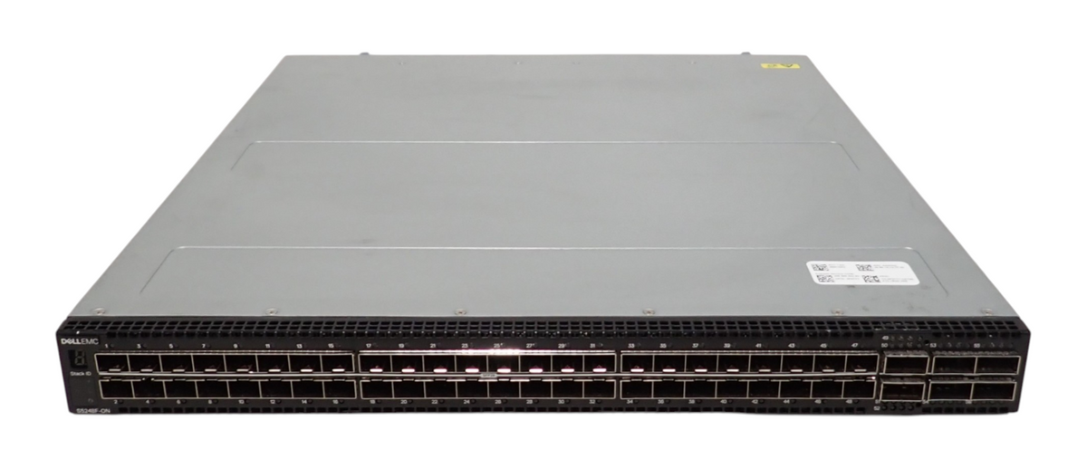 Dell PowerSwitch S5248F-ON 48x 25G SFP28 6x100G (2xQSFP28-DD 4x QSFP28) B2F OS10