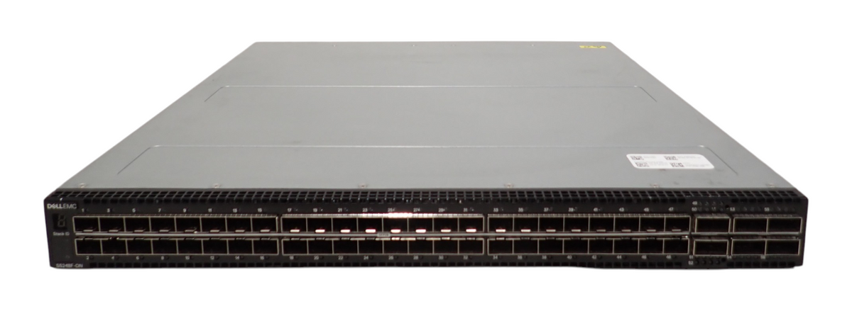 Dell PowerSwitch S5248F-ON 48x 25G SFP28 6x100G (2xQSFP28-DD 4x QSFP28) B2F OS10