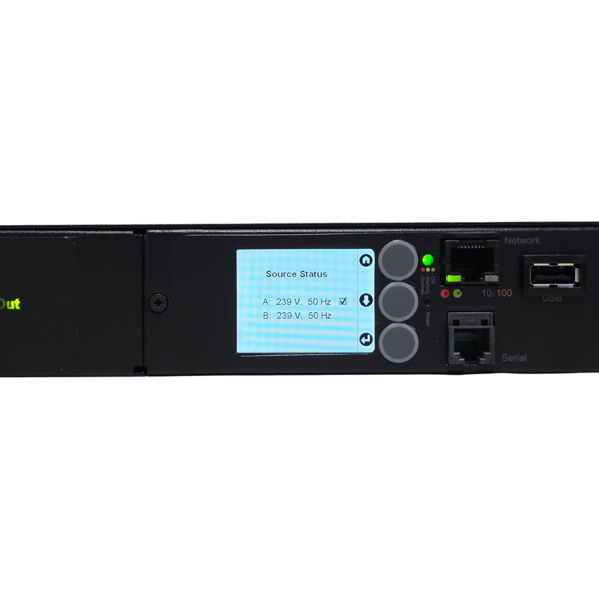 APC AP4421 230V 10A Rackmount Automatic Transfer Switch ATS 12x C13 Outlets PDU