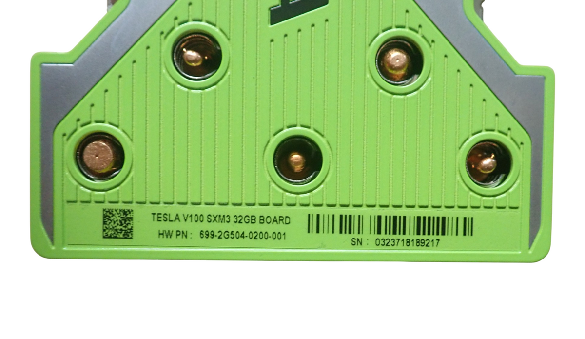 4xNvidia Tesla V100 SXM3 32GB HMB2 Volta PCIe 3.0 X16 SXM GPU 699-2G504-0200-001