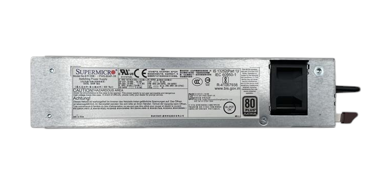 Supermicro PWS-804P-1R 800W 80 PLUS Platinum 1U Redundant Power Supply PSU