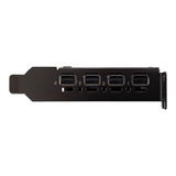 Dell VDJ6F NVIDIA RTX A400 4GB GDDR6 4x Mini DisplayPort GPU Half-Height Bracket