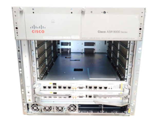 Cisco ASR 9006 V2 6-Slot 10U AC Router Chassis ASR-9006-AC-V2 + 2x A9K-RSP440-TR