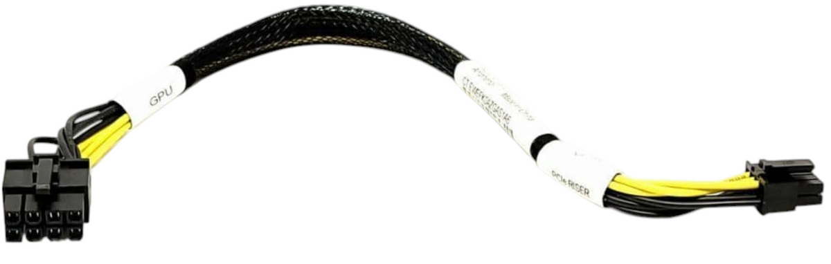HP ProLiant DL380 Gen10 GPU Power Cable 25cm 1x 8-Pin 875097-001 869828-001