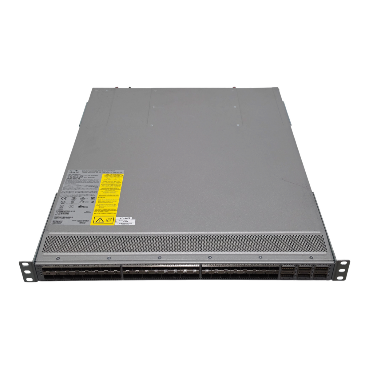 Cisco Nexus N3K-C31108PC-V 48x 10G SFP+ 6x 100G QSFP28 L3 F2B Network Switch