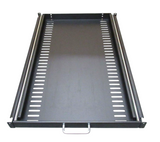 APC AR8123BLK Pillar Mount 1U 19" Sliding Vented Data Cabinet Slide Shelf 721mm