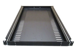 APC AR8123BLK Pillar Mount 1U 19" Sliding Vented Data Cabinet Slide Shelf 721mm