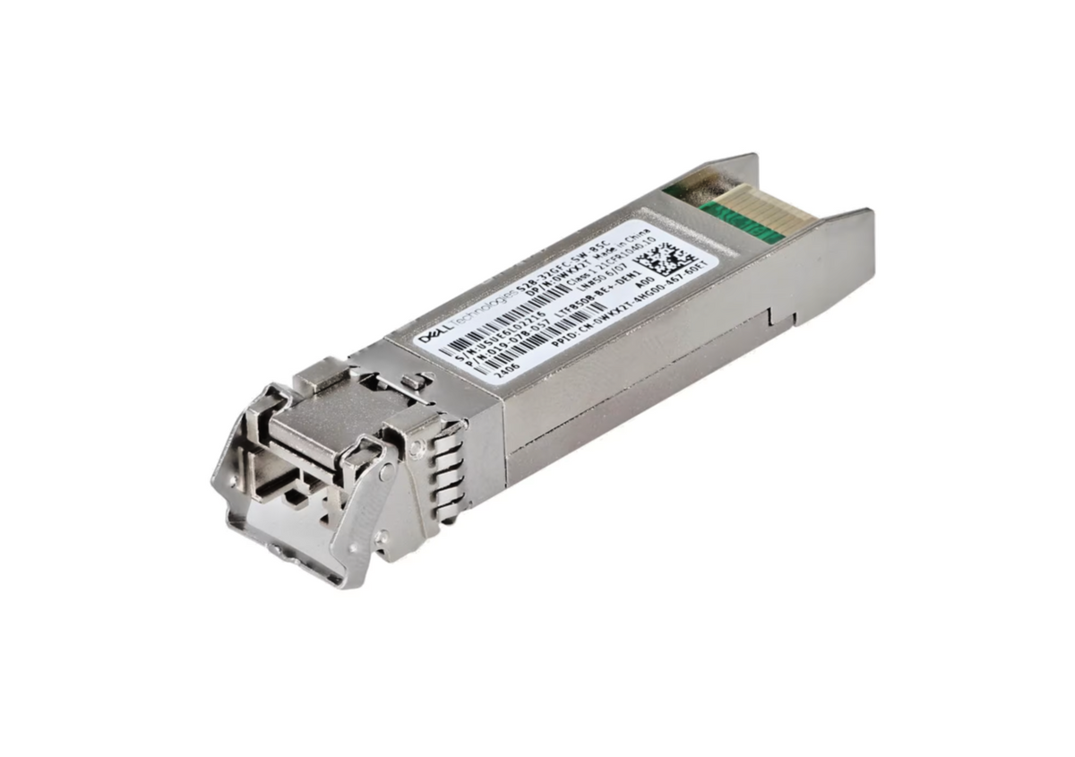 New Dell 32GB FC SFP+ SW Short Range 100m MMF Transceiver Module - WKX2T 0WKX2T