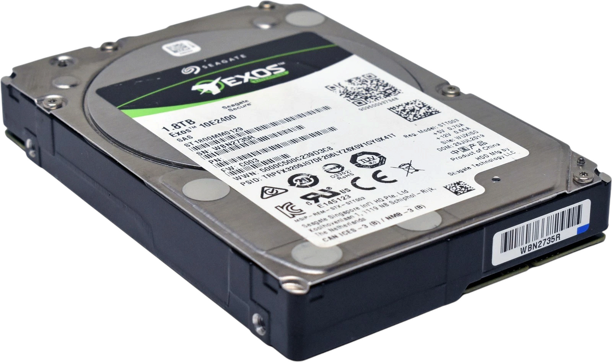Seagate Exos 1.8TB 10K 2.5" SAS 12G 256MB Hard Drive ST1800MM0129 1XJ203-038