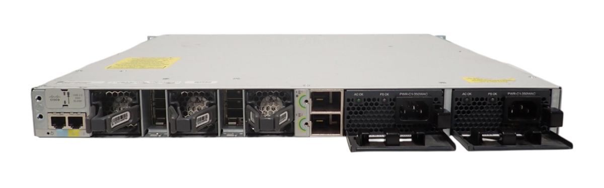 Cisco Catalyst C9300-24T-A 24x 1GE RJ45 Network Switch 2x PSU Network Advantage